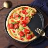 6-10inch Carbon Steel Circular Pizza Baking Tray Anti Stick Cake Baking Pan Microwave Oven Pie Cookie Baking Tray for Kitchen