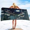 Butterfly Microfiber Sand Free Beach Towel Super Absorbent Lightweight Thin Towel Blanket for Pool Swimming Bath Camping Yoga