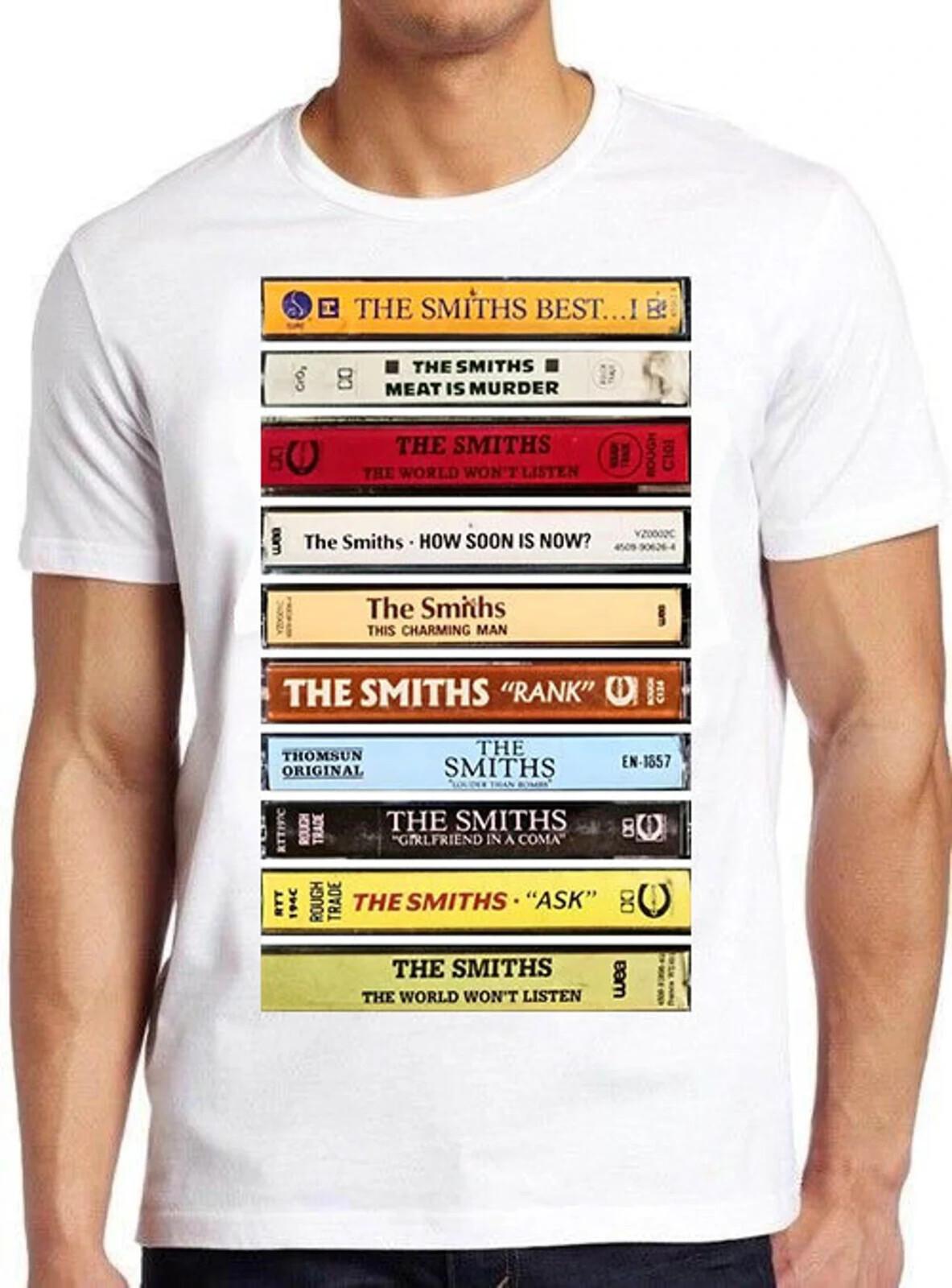 The Smiths Albums Cassette Queen Is Dead Punk Rock Band Gift Tee T Shirt 1572 S разноцветный