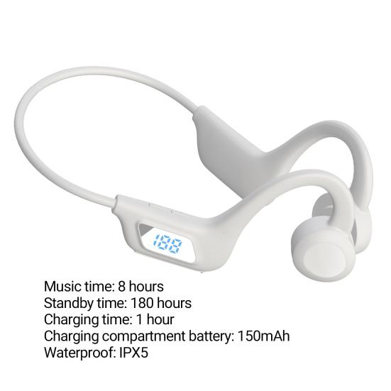 LY1 Bone Conduction Hook 9D Sound Earphone Ear Wireless Bluetooth-compatible Headset MP3 Player