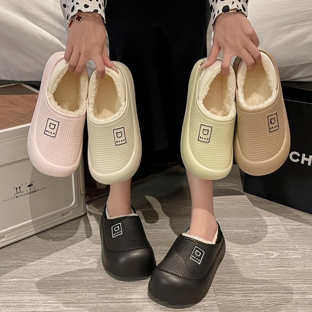 Ladies, Home Shoes, Thick Shoes, Soft Soled Shoes, Indoor Shoes, Casual Slippers, Warm Shoes, Non Slip Shoes