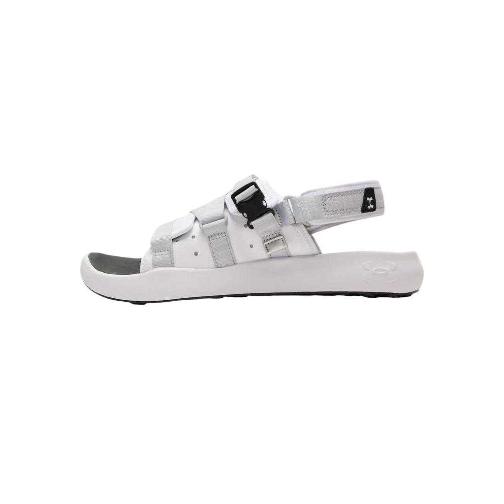 Under Armour Leather Soft Comfortable Stylish Simple Slide Sandals Unisex Sandals White 6007203-100