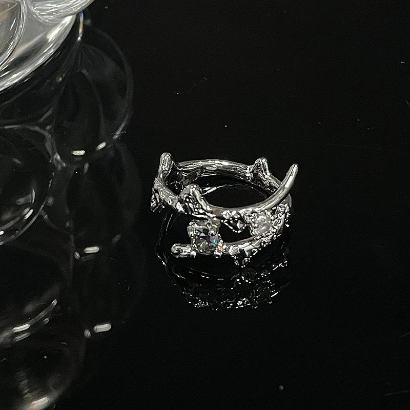 

Французький нерегулярний браслет Набір у холодному стилі Кільце з відкритим каменем Нішевий дизайн Персоналізований браслет