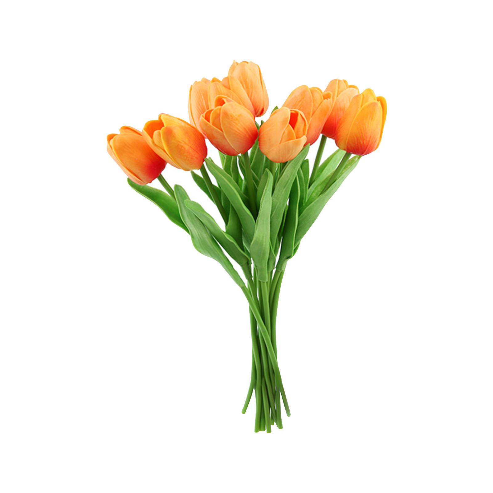 

15 штук искусственных шелковых поддельных цветов 13,5 дюймов для весенних подарков на День матери, пасхальных подарков для дома, кухни, свадебного украшения One Size