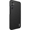 IMAK Ruiyi Series for Samsung Galaxy A54 5G Carbon Fiber Texture Back Cover PU Leather Coated PC Phone Case