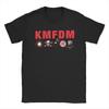 KMFDM T Shirts for Men Pure  Fashion for Male T-Shirt Round Collar Tee Shirt Short Sleeve Tops Summer