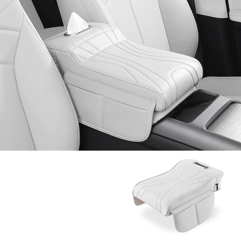 Pour Mg Zs Mg4/Mg5/Mg6/Mg7 Boîte d'accoudoir central de voiture Coussinet rehausseur Rangement Boîte d'accoudoir de voiture Rangement boîte à mouchoirs Accessoires