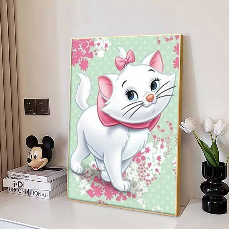 Disney Diamond Painting The Adventures of The Cat Mary Theme Illustration 5D Mosaic DIY Hobby Gift Home Decoration Embroidery