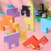 Transportation Kids Animal Puzzle Board For Shape Matching Early Education Play