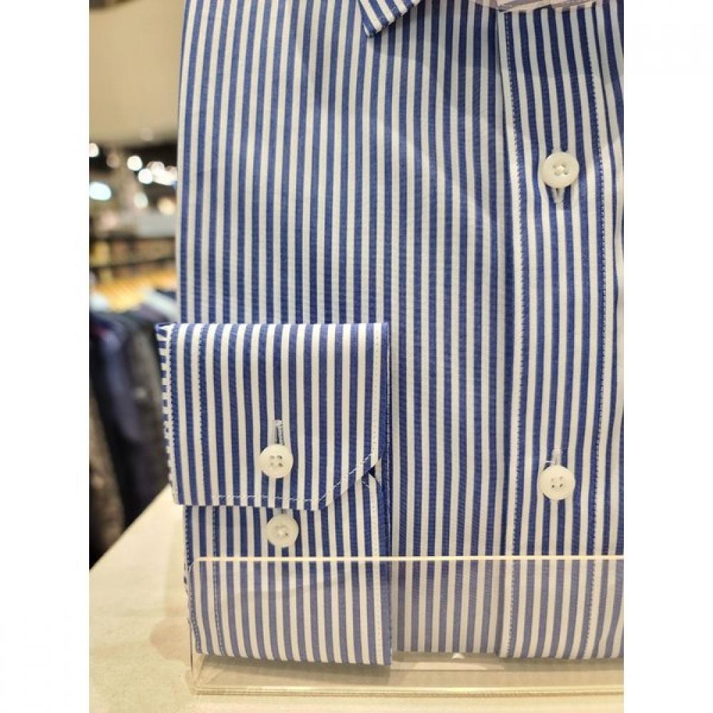 Countess Mara 23fw Slim Fit Long Sleeve Cotton Blend Stripe Semi Wide Shirt Cdh3p51002n008k