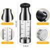 200ml Double-headed Oil Vinegar Bottles Oil Dispenser for Cooking Olive Oil Spray for Salad BBQ Kitchen Baking