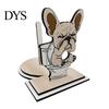 Wooden Paper Towel Holder Roll Holder, Creative Animal Shape Dispenser, Vertical Stable Tissue Unique Housewarming Gift Rack, Solid Wood Stand