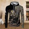 Wild Boar Hunting Camo 3D Print Hoodies Men Women Long Sleeve Hooded Sweatshirts Pullover Oversized Harajuku Coat Man Clothing