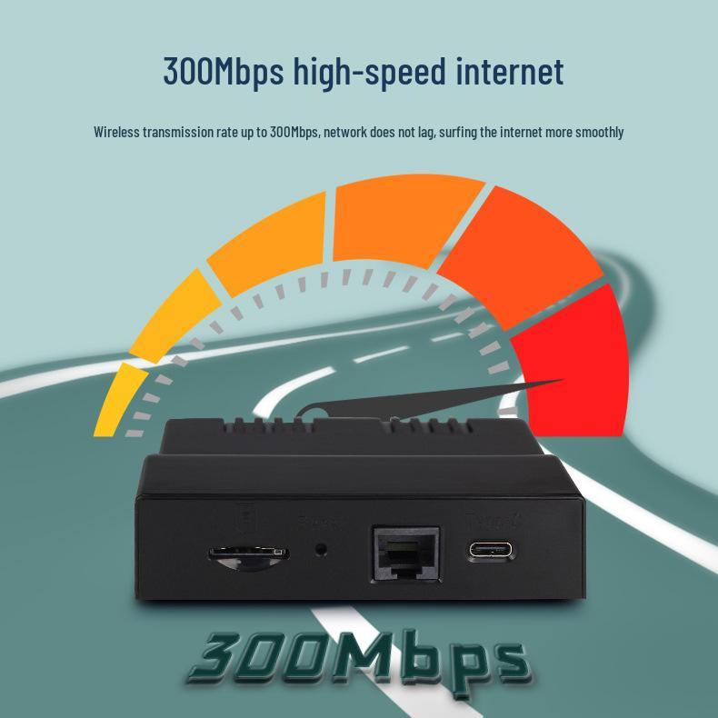 Starhengxun Portable Mini WiFi 6 Router with 4G, CPE, and Card Slot for Live Streaming at Home or Office