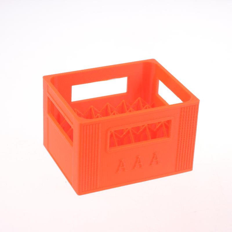 3D Printed Beer Crate Style Battery Storage Case No. 5 Aa No. 7 Aaa Battery Basket Stackable Batteries Storage Box Home Decor