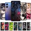 Für Redmi Turbo 4 5G Hülle Tiere Weiches Silikon TPU Handyhüllen Rückseite für Xiaomi Redmi Turbo4 Wolf Stoßfest Cool Neu Capa