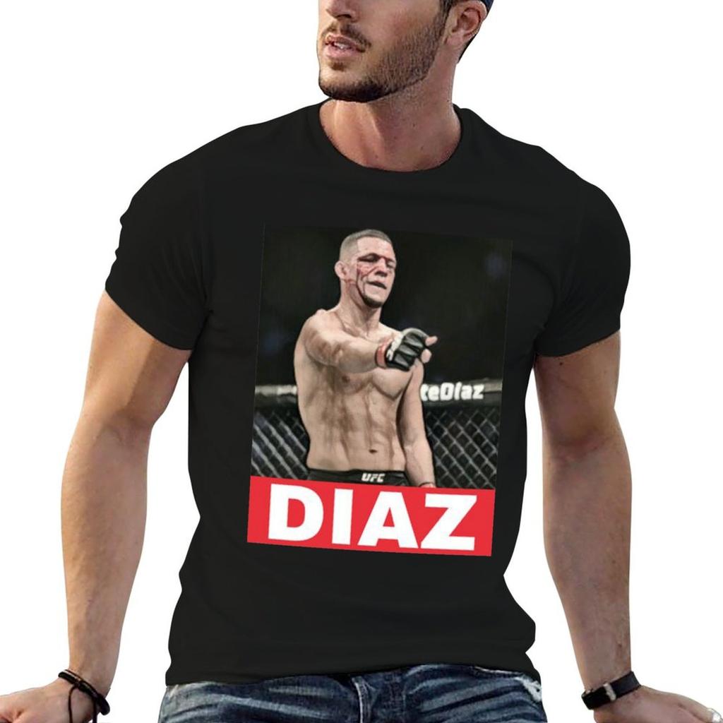 Nate diaz 209 T-Shirt Mann T-Shirts für Männer lässige T-Shirts für Mann Grafik Vintage T-Shirt
