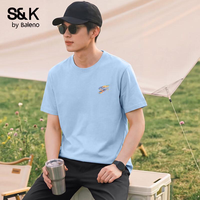 

Baleno Men s Combed Cotton Short Sleeve T-Shirt 2XL