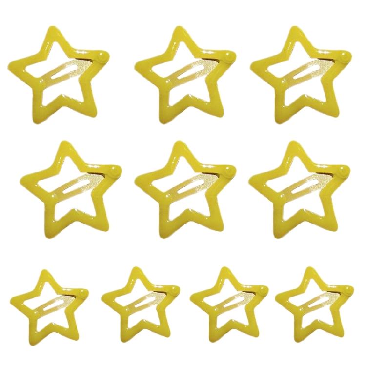 Sweet Girls Snap Hairpins Star Hair Clips Accessories for Lady Women Girls