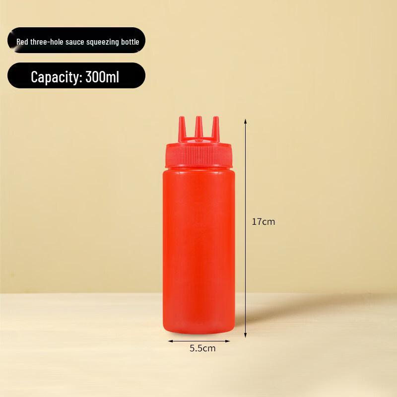 Zisiz Food-Grade Plastic Squeeze Sauce Bottle
