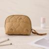 The New Heart-shaped Semicircular Storage Bag, Small Makeup Storage Bag, Makeup Bag, Hand-held Semicircular Cosmetic Bag