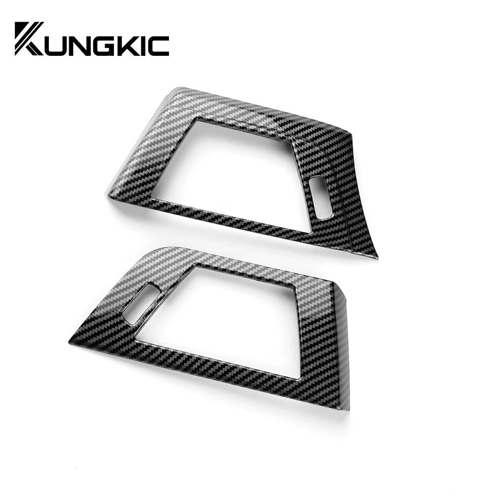 Carbon Style ABS Car Dashboard Cover Panel Sticker Dashboard Decal For BMW 3 4 Series F30 F31 F32 F33 F34 F36 2013 2014-2018 LHD