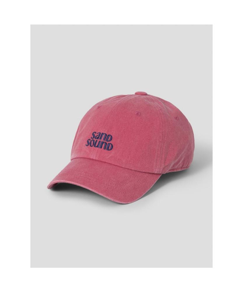 Saendeusaundeu (Unisex) Small Logo Ball Cap Red
