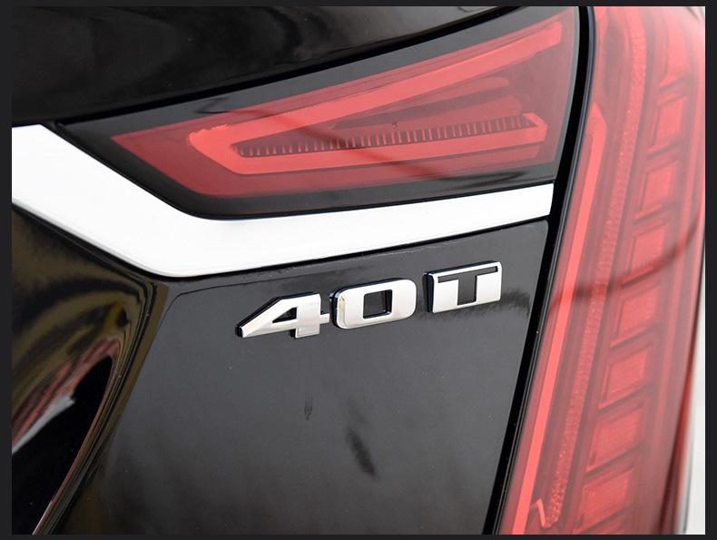 Cadillac CT4/CT5/CT6 AWD 40T XTS ATSL Rear Plastic Emblem for Car Modification