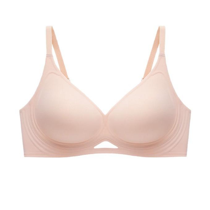 Original original underwear women's small breasts gather without marks summer thin style without steel ring text bra soft support anti-sagging