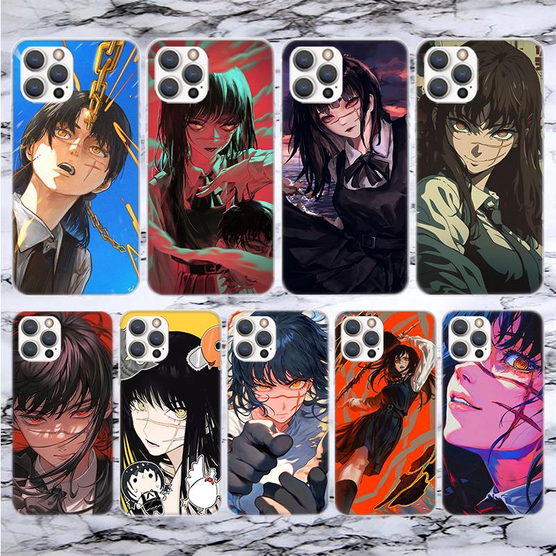 C-Chainsaw Mans Yoru War Devil Soft Phone Case For iPhone 17 Air 16 16E 15 14 Plus 13 Mini 12 11 Pro Max X XR XS 7 8 + SE 2020 P