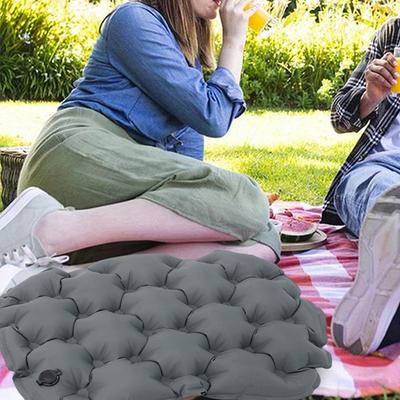 Inflatable Seat Cushion Camping Chair Pad Foldable Camping Sitting Pad Inflatable Mattress Waterproof for Hiking Backpacking