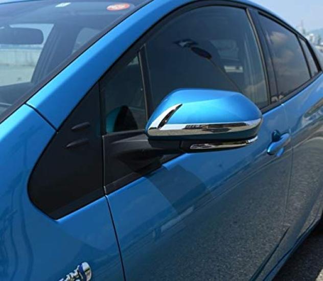 FUKUARE Door Mirror Garnishes for Prius 50 Prius Camry 70 CHR ZYX10 and Camry 10th Generation XV70 Series Series, PHV, Series, C-HR NGX50, (Silver