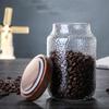 Acacia Food Coffee Bean Tea Glass Storage Jar