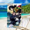 1pc Tomioka Giyuu4 Beach Towel, Beach and Seaside Swimming Pool Equipment, Fashion Pattern, Rectangular, Travel Essentials