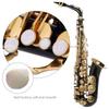 Eb Alto Saxophone Brass Lacquered Gold E Flat Sax 82Z Key Type Woodwind Instrument with Cleaning