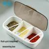 3-Compartment Kitchen Seasoning Dispenser