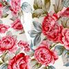 Red Flower Printed Flat Bed Sheets for Double Bed Single/Queen/King Reactive Printed Top Sheets for Beds Sabanas Cama 150x200