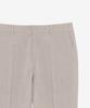 BASIC HOUSE Linen-Like Tapered Fit Slacks Beige Lzpt3104