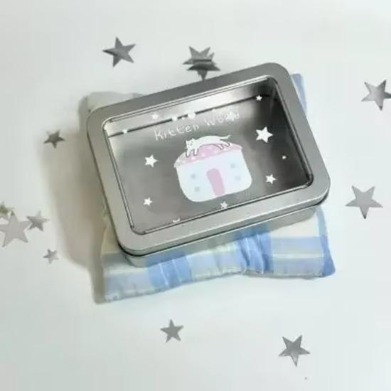 Módní Kpop Photoaced organizér Stříbrná barevná mašle Řada Psací potřeby Stolní držák Kreativní design Miniaturní úložný box
