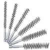 Wire Brush Drill Bore Cleaning Brush 1/4 " Hexagonal Handle Stainless Steel Brush for Anti-rust Cleaning of Pipe Ports 8-19mm