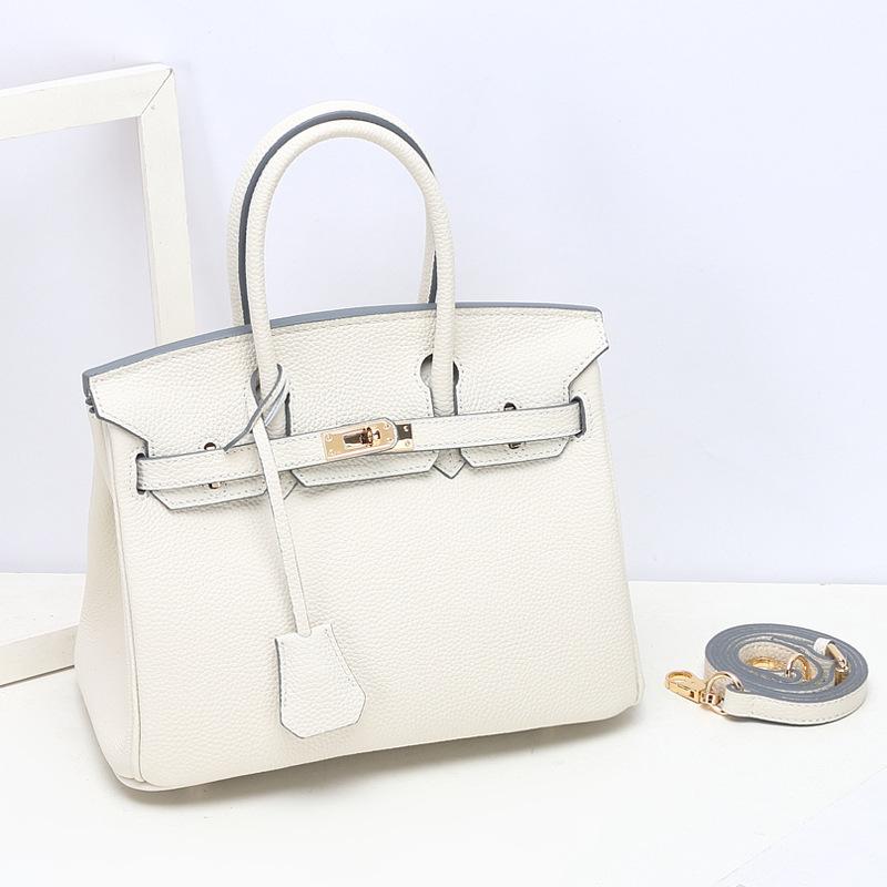 Premium Togo Small Pattern Cowhide, Genuine Leather Fashion Shoulder Handbag Texture Bag