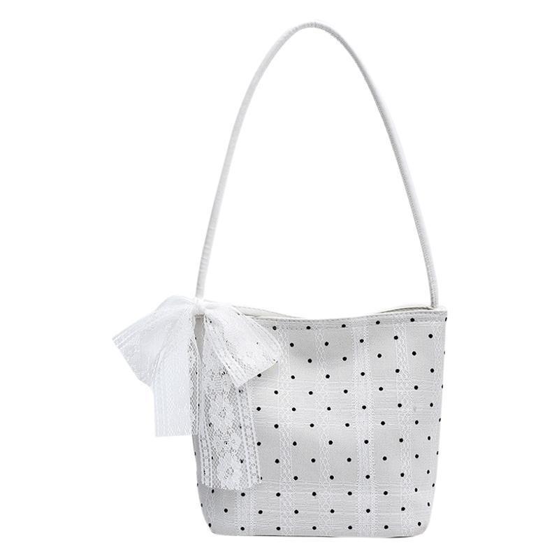 Women's Bag Bucket Bag Niche Underarm Bag Women's New Handbag Lace Shoulder Bag
