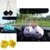 Soft Plush Dice Toy Hanging Decoration For Car Festive Ornament