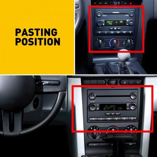 For FORD MUSTANG 2005 2006 2007 2008 2009 Replacement Radio Button Stickers