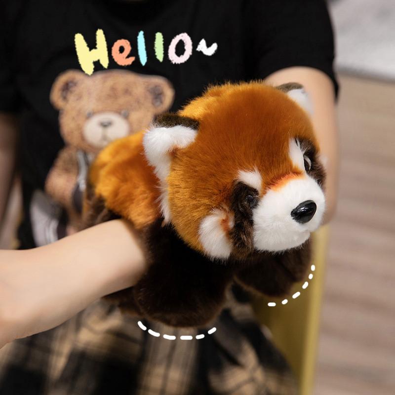 Panda Raccoon Tiger Parrot Plush Shoulder Simulation Toy Animal Birthday Gift