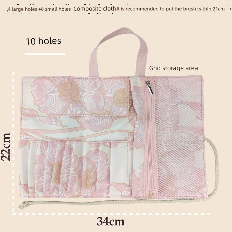 

Молодежный Взрослый Сумка для хранения кистей для макияжа Женская Портативная Сумка-ролл для интернет-знаменитостей Большая вместимость Инструменты для макияжа Маникюр Многоцелевая упаковка Other Materials 10-hole evening moon with Satchel