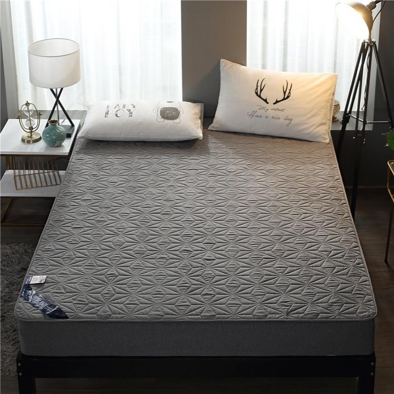 Fitted Bedsheet Waterproof Mattress Protector Urine Bed Sheet Pads Anti Dust Mite Covers ,Diapers and Prevent Mattress Gett Wet By Night Urine Raya