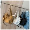 Simple Solid Color Large Capacity Women Casual Oxford Cloth Tote Bag For Daily Use