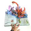 Requins et Autres Monstres Marins Illustrations Vivantes Modèle Interactif 3D de Requins Livre Cadeau
