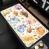 Mouse Pad Kawaii Flower Pattern XXL Keyboard Rug Laptop Japan Anime PpokemonS Mousepad PC Cute Eeevee Gamer Cabinet Desk Mat